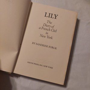Lily The Diary of a French Girl In New York
